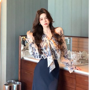 <span class=keywords><strong>Camicia</strong></span> da <span class=keywords><strong>donna</strong></span> alla moda a maniche lunghe in <span class=keywords><strong>lino</strong></span> chiffon traspirante e leggera, antipiega, nuova collezione coreana Primavera Autunno 2026 - Product Image 1