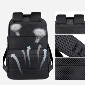 Sac à dos pour ordinateur portable personnalisé, durable, unisexe, pour l'école, le travail, les loisirs, les voyages en plein air, imperméable, en Oxford, avec USB, antivol - Product Image 3