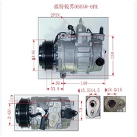 Nouveau compresseur de climatisation automobile, pompe de climatisation automatique, compresseur d'air F2GH-19D629-TA pour FORD EXPLORER/KUGA 2.0T