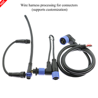 Connecteur en acier IP68, faisceau de câbles, bornier électrique, chargeur automobile, 3 broches NATO, sous-marin, 12 broches, 20 ampères, 2 voies, 6,3 mm