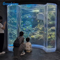 Fabricante de Paneles de Acrílico para Peceras de Forma Irregular Personalizada, Acuario de Acrílico