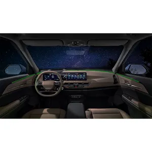 起亚EV5 2024导航仪器全球定位系统自动钢化玻璃触摸屏保护膜汽车DVD播放器贴纸箔
