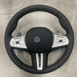 Volante de cuero de coche para BMW M3 M4 M5 M6 F30 F10 F15 F36 F01 F20 F22 F25 F31 F32 E70 E71 E90 E91 E92 X1 X2 X3 X4 X5 X6 - Product Image 1