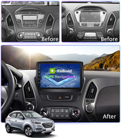 Octa Core Android Car untuk Pemutar Navigasi GPS Amplifier Layar Sentuh TFT 1024x600 1GB RAM/16GB ROM untuk Tucson