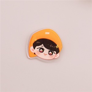 Broche Acrílico de <span class=keywords><strong>Jungkook</strong></span> del Grupo <span class=keywords><strong>Idol</strong></span> de Kpop Bangtan Boys, Pins Acrílicos en Oferta - Product Image 4