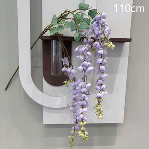 Serie Morada, <span class=keywords><strong>Flor</strong></span> Artificial de Seda de Tallo Único, Rosa Hortensia, Accesorios para Arreglos Florales, Decoración para Bodas, Hogar y Eventos - Product Image 4
