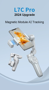 Nuevo L7C Pro Plus <span class=keywords><strong>Face</strong></span> Tracking Rotation Phone Gimbal Tripod con Tracker 5 en 1 Gimbal Stabilizer Phone con AI Vision - Product Image 5