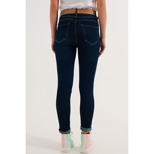 Jeans skinny stretch en bleu délavé moyen - Product Image 5