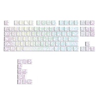 Claviers à touches dégradées gravées sur le côté Contour 4.0, matériau PBT, compatibles avec l'axe magnétique d'origine, claviers topographiques