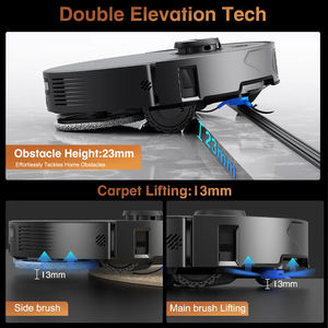20000Pa Aiダブルラインレーザーアスピレーターロボット掃除機（セルフウォッシング機能付き） - Product Image 5
