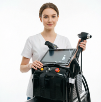 Appareil laser à impulsions haute énergie avec chariot mobile, matériel professionnel pour salon de beauté