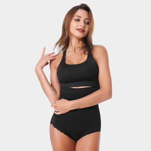 Sujetador deportivo de Yoga y gimnasio con logotipo personalizado para mujer, camisetas de entrenamiento de talla grande, decoración de botones, sujetador transpirable para correr y Fitness para mujer - Product Image 1