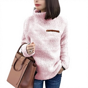 Sudadera con Capucha de Sherpa para Mujer, Cálida y Suave, Tipo Teddy, para Invierno - Product Image 3