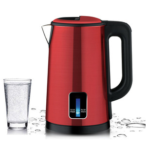 Bouilloire électrique 2L en acier inoxydable, double paroi anti-brûlure, maintien au chaud, arrêt automatique, base rotative à 360 degrés - Product Image 2