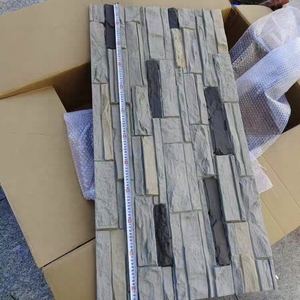 Ladrillos de piedra artificial de superficie sólida Paneles de pared de imitación de diseño moderno para revestimiento de piedra al aire libre Poliuretano impermeable - Product Image 2