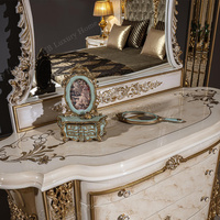 Table de maquillage classique turque sur mesure en bois de luxe de haute qualité avec miroir, vente en gros
