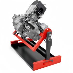 MX mesin berdiri Drip Pan untuk semua vertikal tipe silinder tunggal 2 atau 4-stroke mesin kecil Lift Hoist MX Dirtbike - Product Image 1