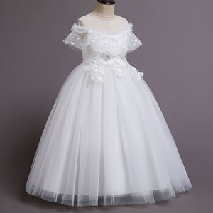 Robe de soirée princesse pour fille, style bouffant en gaze, à une épaule, pour piano et défilé - Product Image 5