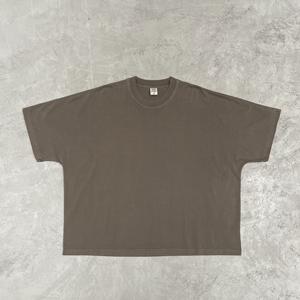 T-shirt basique à manches courtes pour homme, couleur unie, avec logo personnalisé, 100% coton, doux, respirant, coupe classique, décontracté pour l'été - Product Image 5