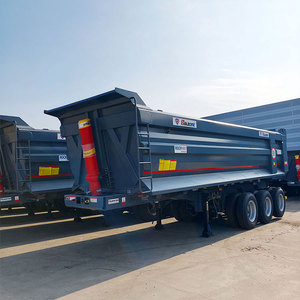 Semirimorchio HOWO con Cassone Ribaltabile Posteriore da 100 Tonnellate in Acciaio con Sistema di Sollevamento Idraulico Rimorchio per Carichi di Grande Capacità - Product Image 5