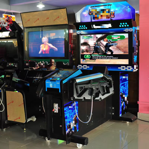 מכונת משחק ארקייד של קאימי פקטורי, סימולטור טיסה עם אקדח, 42 אינץ', ירי כפול, מופעל במטבעות, משחק Ghost Squad Plus - Product Image 5