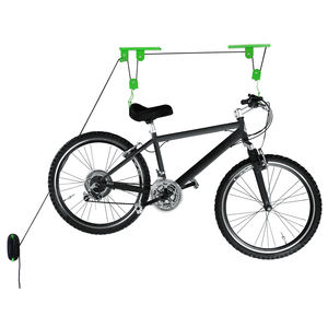 Rad Cycle Porte-<span class=keywords><strong>vélo</strong></span> avec système de poulie aérienne d'une capacité de 100lb pour vélos ou échelles <span class=keywords><strong>Rangement</strong></span> sécurisé au <span class=keywords><strong>plafond</strong></span> du garage - Product Image 2
