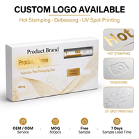 Empaque de Lujo para Bolígrafos con Diseño de Alta Calidad, Fabricación con Laminado Magnético Mate, Grabado en Relieve y Estampado en Dorado para Regalo