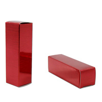 Emballage en boîte pliante en papier pour baume à lèvres, rouge à lèvres et cils, personnalisé, brillant, avec étiquette privée, pour coffret cadeau