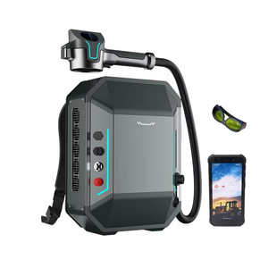 Machine de nettoyage laser portable mini 100W 120W pour sac à dos, idéale pour l'élimination de la rouille et de la peinture sur bois, métal, acier inoxydable et aluminium en extérieur - Product Image 1
