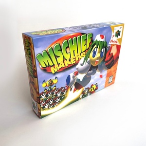 Mischief Makers Box Thick Cardboard with Tray <b>Game</b> Cartridge Replacement Box for N64 - Product Image 2