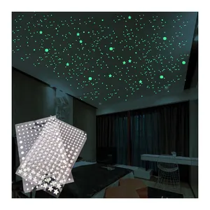 Myway 3D Bubble Luminous Stars Dots Wall Sticker Glow In The Dark DIY Wall Stickers For Kids Room Decoration Fluorescent Sticker
