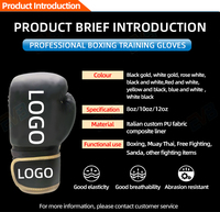 Design personnalisé Logo L'eau De Boxe Gants De Boxe Gants Japon Japonais De Boxe Gants
