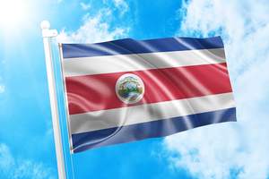 ธงประจำชาติของประเทศริก้า3X5ฟุตทำจากโรงงานสั่งทำโพลีเอสเตอร์พร้อมพิมพ์โลโก้แบนเนอร์คอสต้าริก้า - Product Image 5