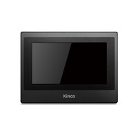 HMI PLC Todo en Uno Kinco Totalmente Nuevo Modelo Strength con Pantalla Táctil TFT de 7 Pulgadas, DI 12*DC24V, DO 12*Relé, AI 3*RD, MK070E-27DRT