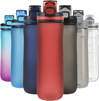 Bouteille d'eau de sport portable et légère de 750 ml avec logo personnalisé, avec bouchon à boire directement pour le vélo et la salle de sport