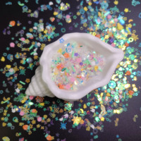 Décorations en pâte polymère pour Pâques : Mignonnes tranches de carottes et de poussins, mélange de paillettes non comestibles, 500g