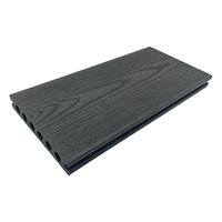 Plancher de terrasse en composite WPC imperméable antidérapant lisse à emboîtement DUAL LOCK languette et rainure style moderne