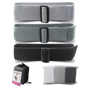 Elastic resistance <b>band</b> <b>exercise</b> hip circle cotton resistance <b>band</b> latex non-slip adjustable yoga squat - Product Image 5