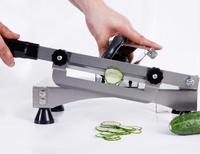 Nouvelle machine à découper la viande pour la maison, trancheuse de viande congelée en acier inoxydable, épaisseur réglable, portable, semi-automatique, facile à utiliser