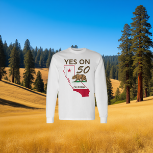 Yes On 50 Bear California Republic T-shirt à manches longues - Product Image 3