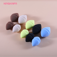 Éponge de maquillage cosmétique en gros, grande forme de toupie pour le maquillage liquide et crème, éponge de maquillage cosmétique