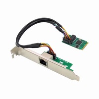 Tarjeta de red de un solo puerto M2 Gigabit, interfaz PCI-X, chip controlador GR7300, NIC I210-T1 interna