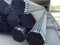 Tube rond galvanisé ERW pour utilisation en échafaudage, tube en acier Q235 haute résistance, certifié GI BIS, services de soudage et de pliage