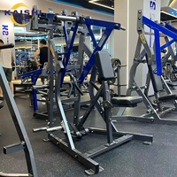 Máquina de remo isotrásparente comercial Kaishi para gimnasios, entrenador de remo sentado de brazo independiente