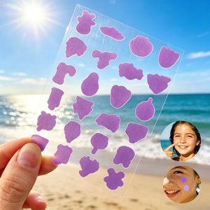 Autocollant de détection de la décoloration solaire, protection transparente, patch hydrocolloïde anti-UV - Product Image 1