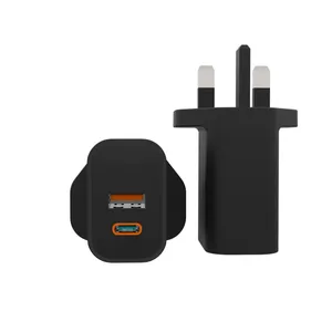 전문 휴대 전화 어댑터 20w 충전기 PD USB-C 고속 충전기 EU/미국/영국/AUS 유형 C 벽 충전기 플러그 전화 용