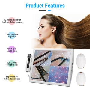 เครื่องวิเคราะห์หนังศีรษะแบบพกพาพร้อม USB ไร้สาย – เครื่องสแกนรูขุมขน อุปกรณ์เสริมความงามสำหรับการเดินทาง ใช้ได้ทั้งที่บ้านและคลินิก - Product Image 1
