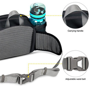 Sac banane avec <span class=keywords><strong>porte</strong></span>-bouteilles d'eau <span class=keywords><strong>ceinture</strong></span> lombaire <span class=keywords><strong>randonnée</strong></span> marche Sport course - Product Image 5