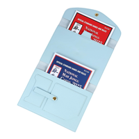 Porte-documents A5 en cuir PU avec pochette pour papier, organiseur de carnet à trois volets, agenda exécutif, accessoires promotionnels