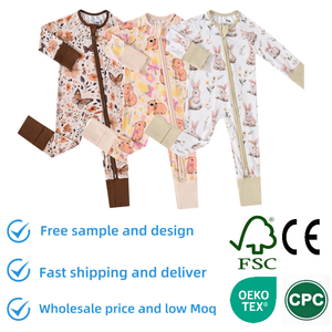 Nuevas Llegadas a Nuestra Colección <span class=keywords><strong>de</strong></span> Ropa para Bebés, Hermosos Mamelucos y Trajes <span class=keywords><strong>de</strong></span> Fibra <span class=keywords><strong>de</strong></span> Bambú para Niñas - Product Image 1